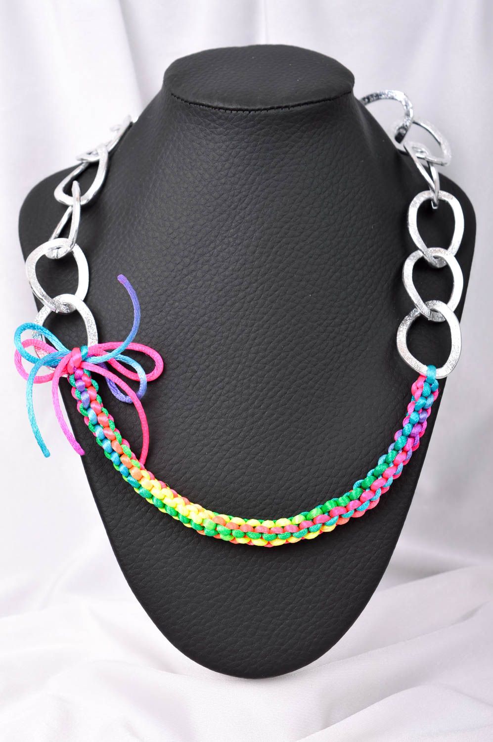 Designer handmade necklace lovely cute accessories unusual beautiful jewelry photo 1