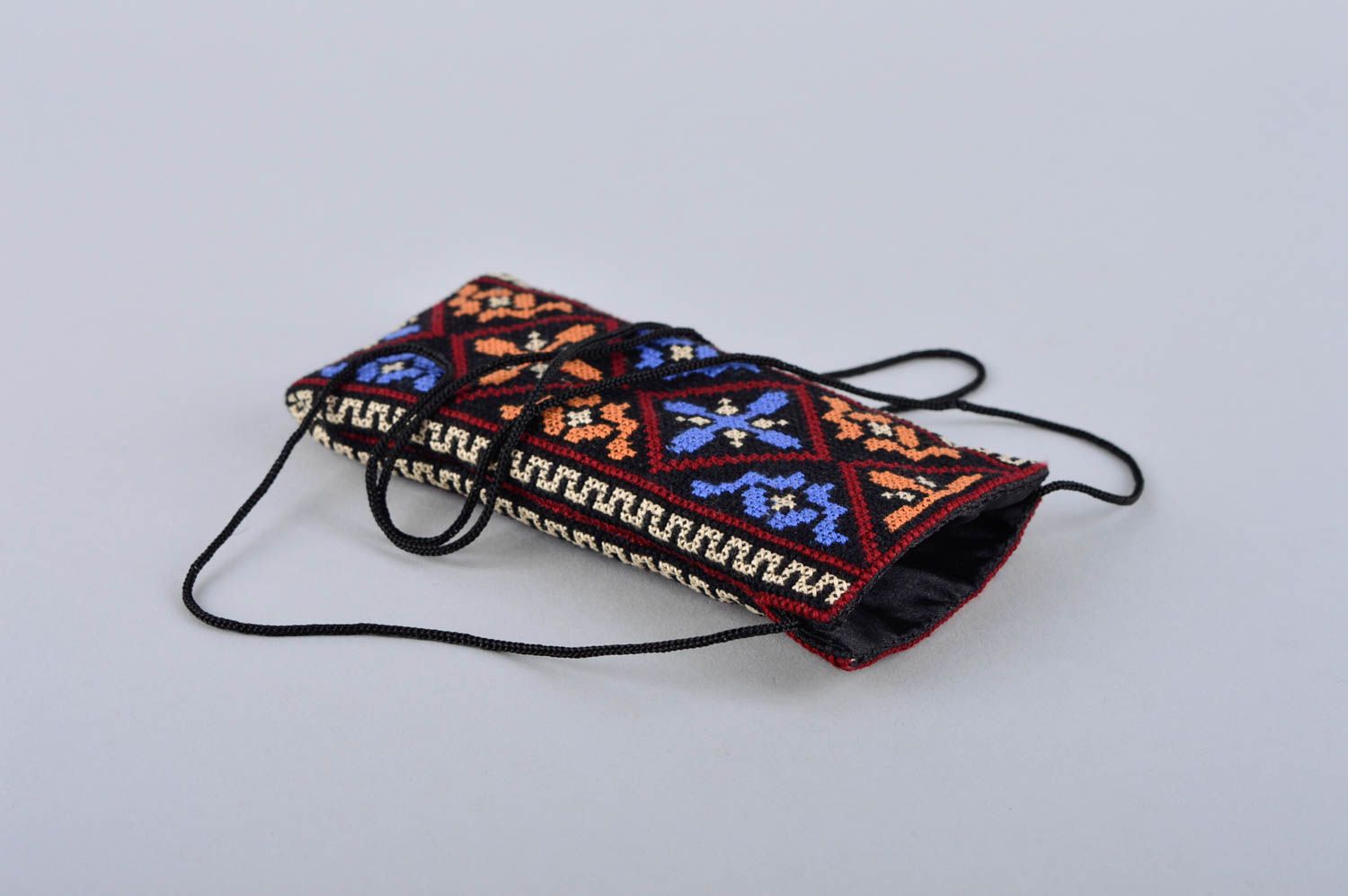 Handy Accessoire handgeschaffen Tasche für Handy stilvoll Geschenk für Mädchen foto 4