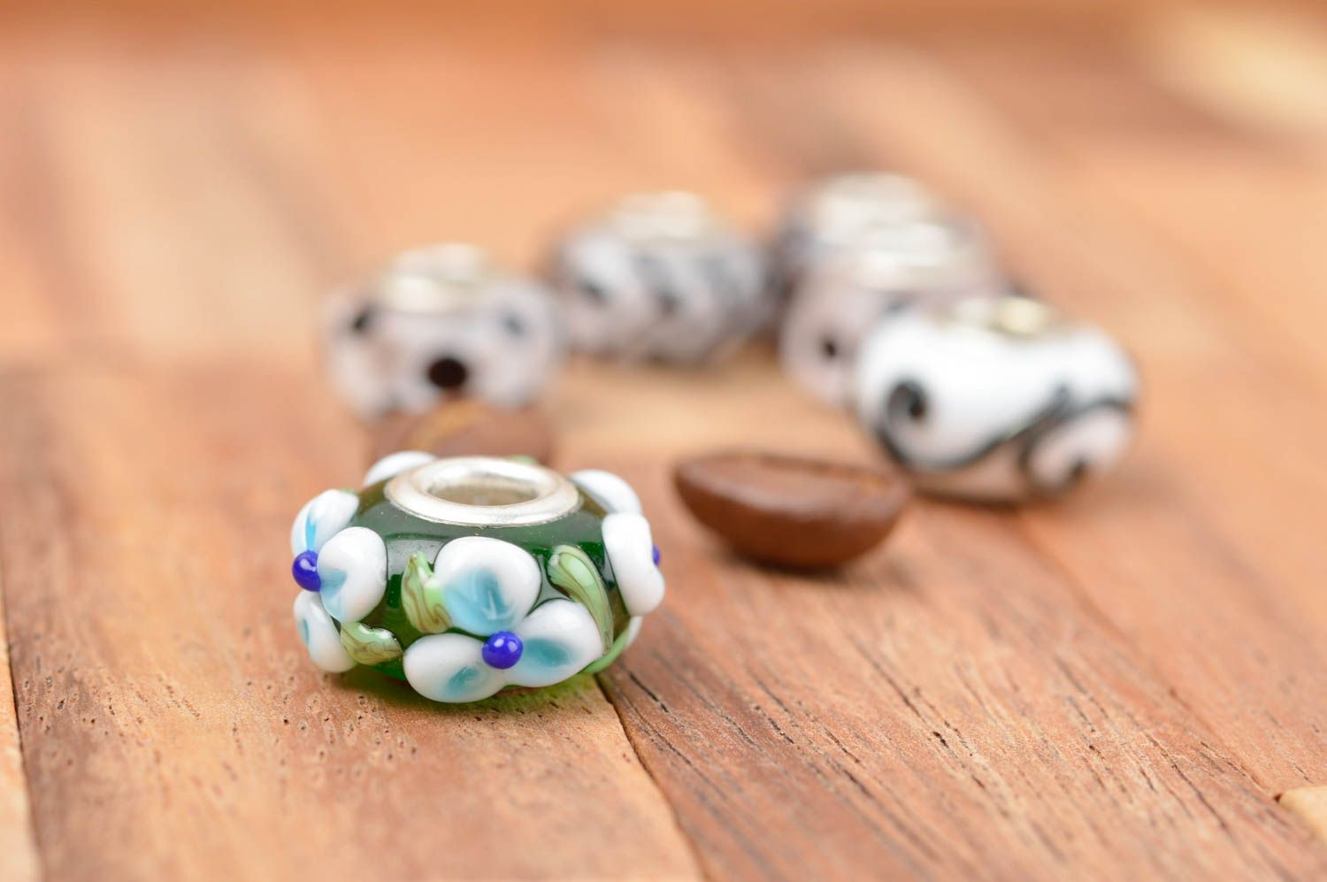 Beautiful handmade glass bead creative work ideas fashion accessories gift ideas photo 1