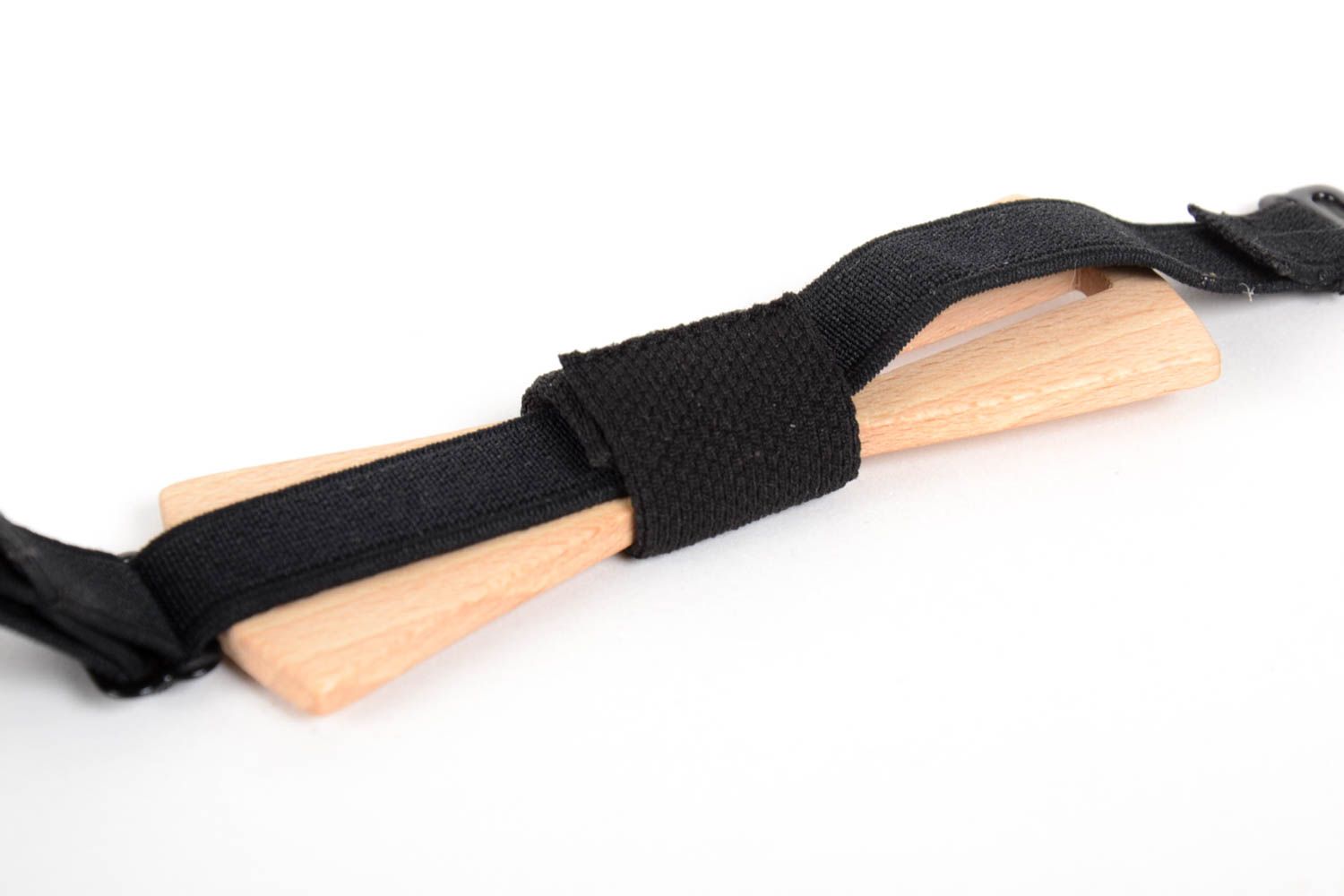 Handmade schöne Fliege Krawatte Accessoire für Männer schwarz Fliege aus Holz  foto 5