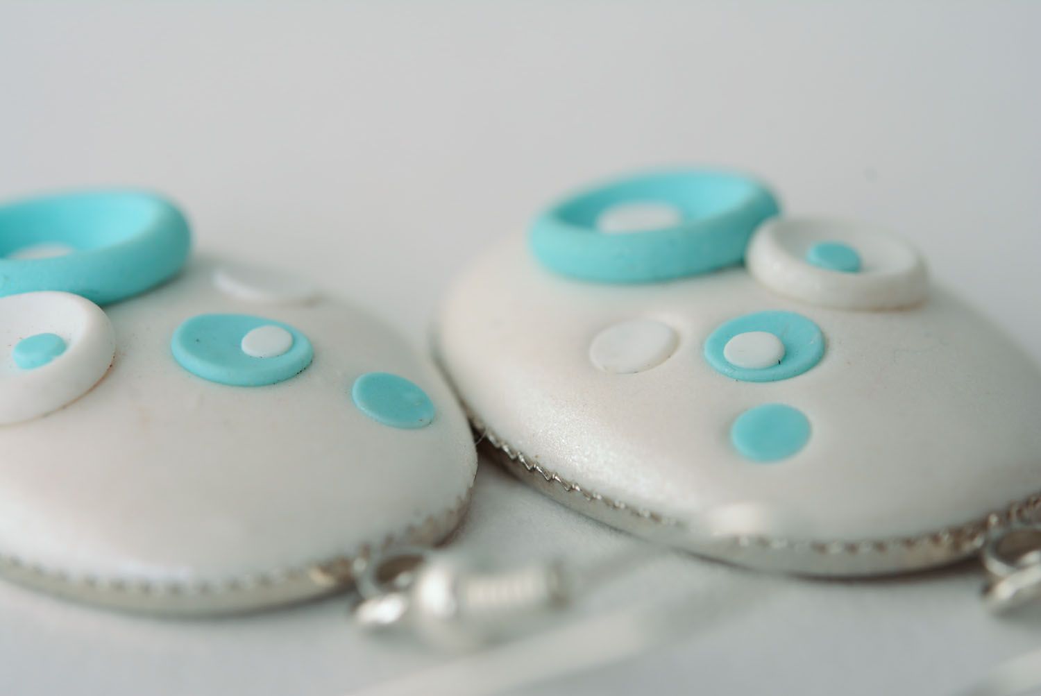 Beautiful polymer clay earrings photo 3