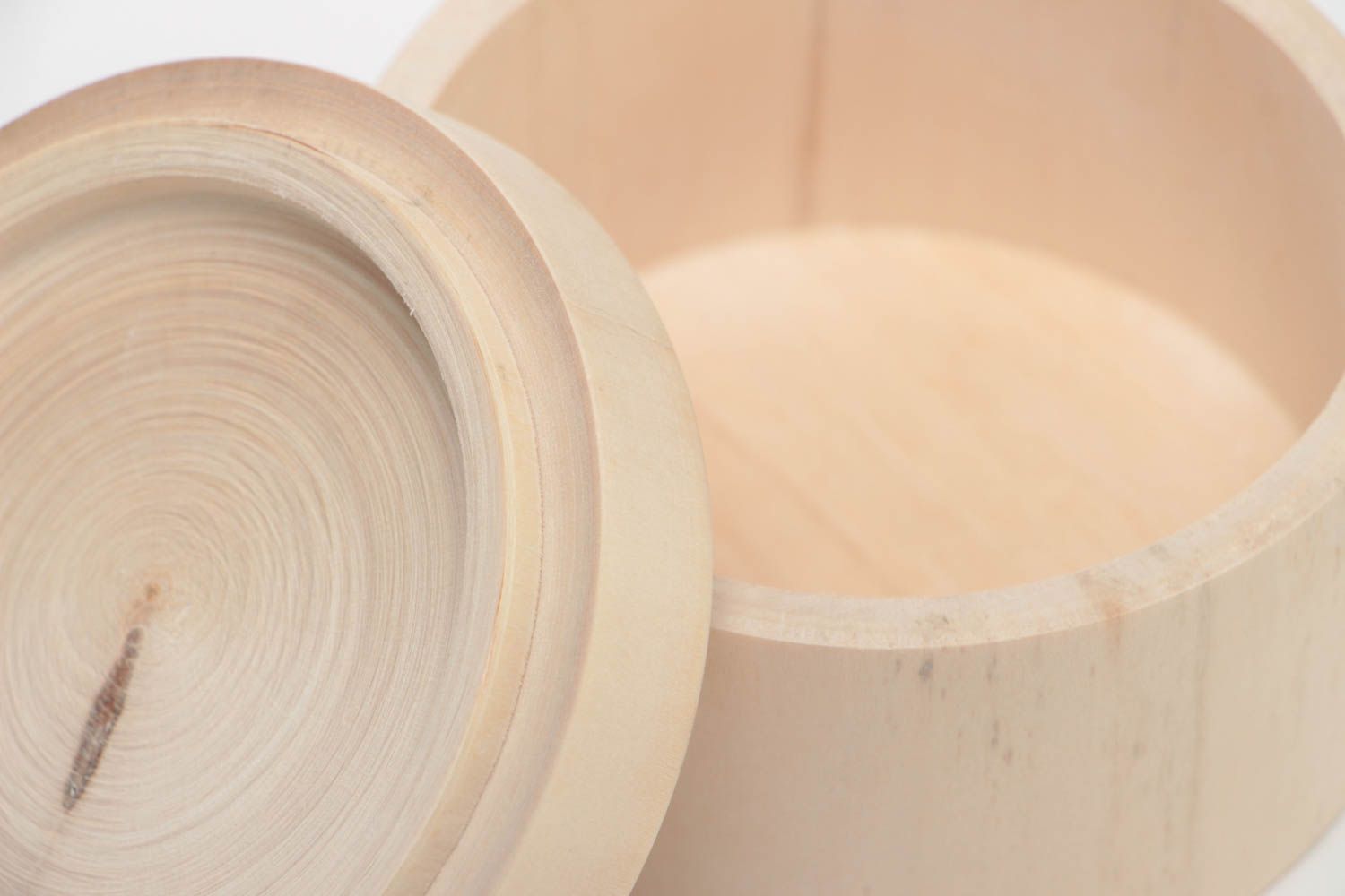 Schöne handgemachte originelle runde Schatulle aus Holz für Bemalen Rohling foto 4