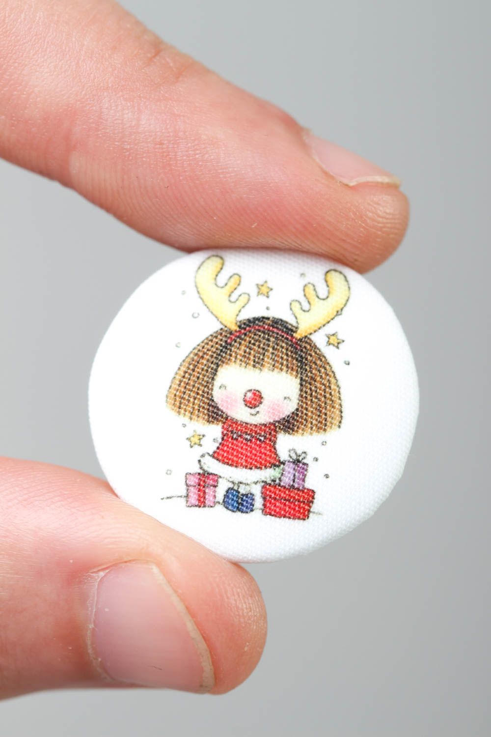 Botón de plástico artesanal accesorio para ropa botón original para niños foto 5