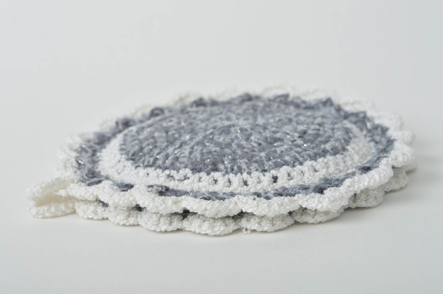 Beautiful handmade crochet potholder pot holder design kitchen supplies photo 5