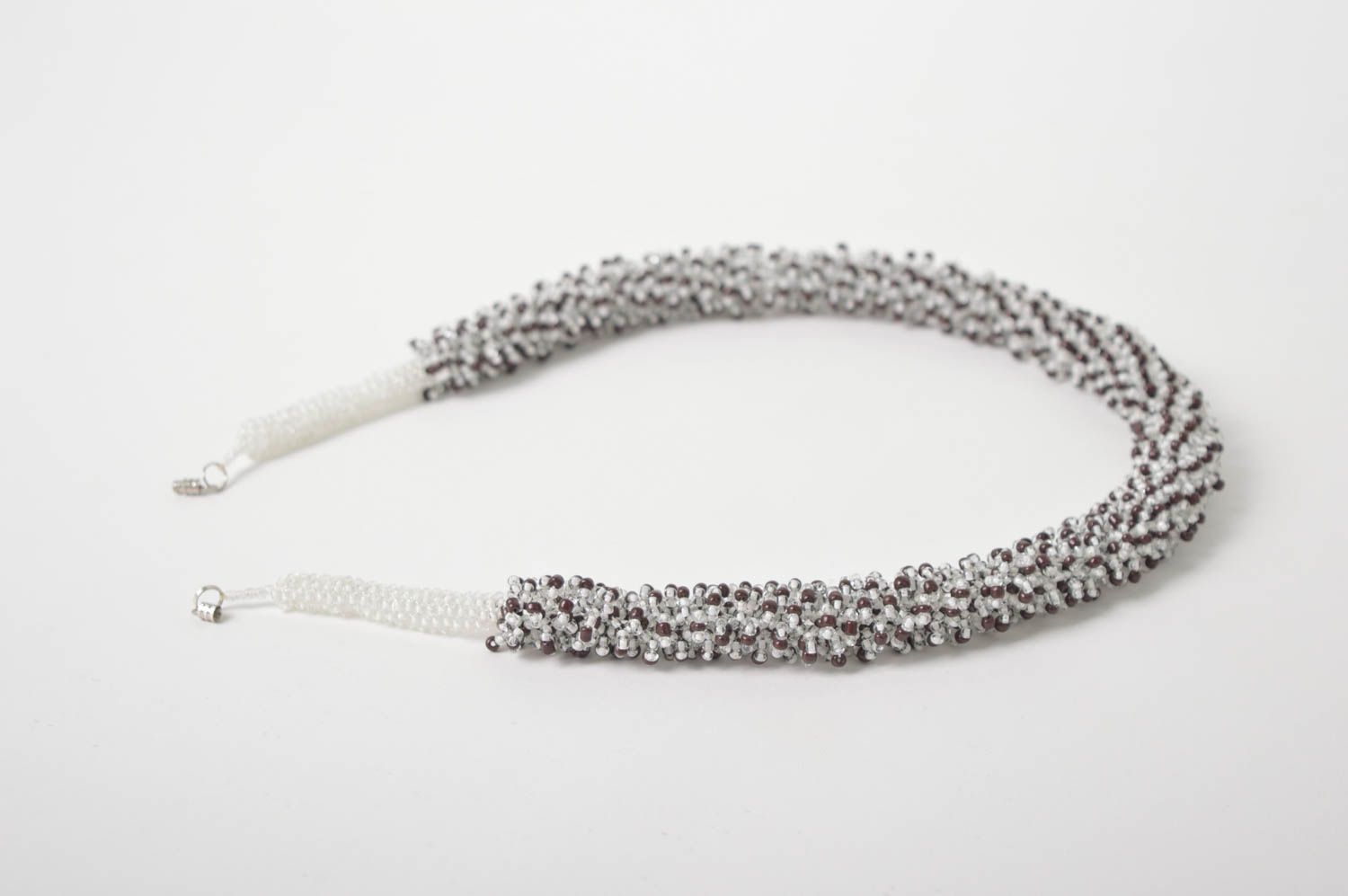Handmade Schmuck Rocailles Kette Collier Halskette Accessoires für Frauen Litze foto 4