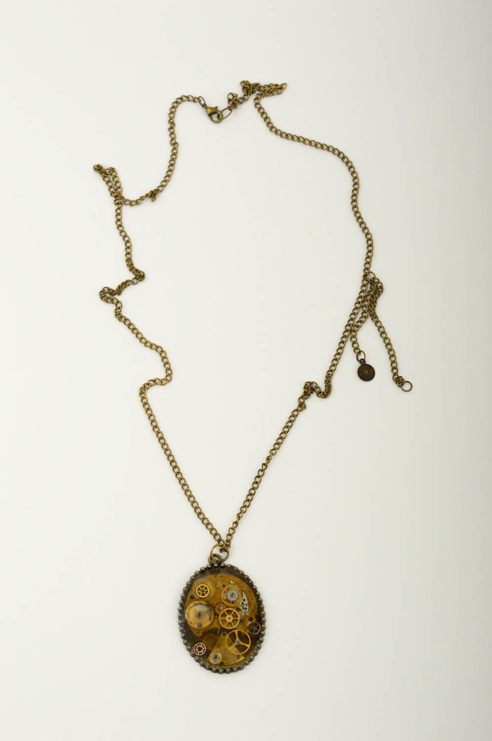 Unusual handmade metal pendant steampunk jewelry designs contemporary jewelry photo 3