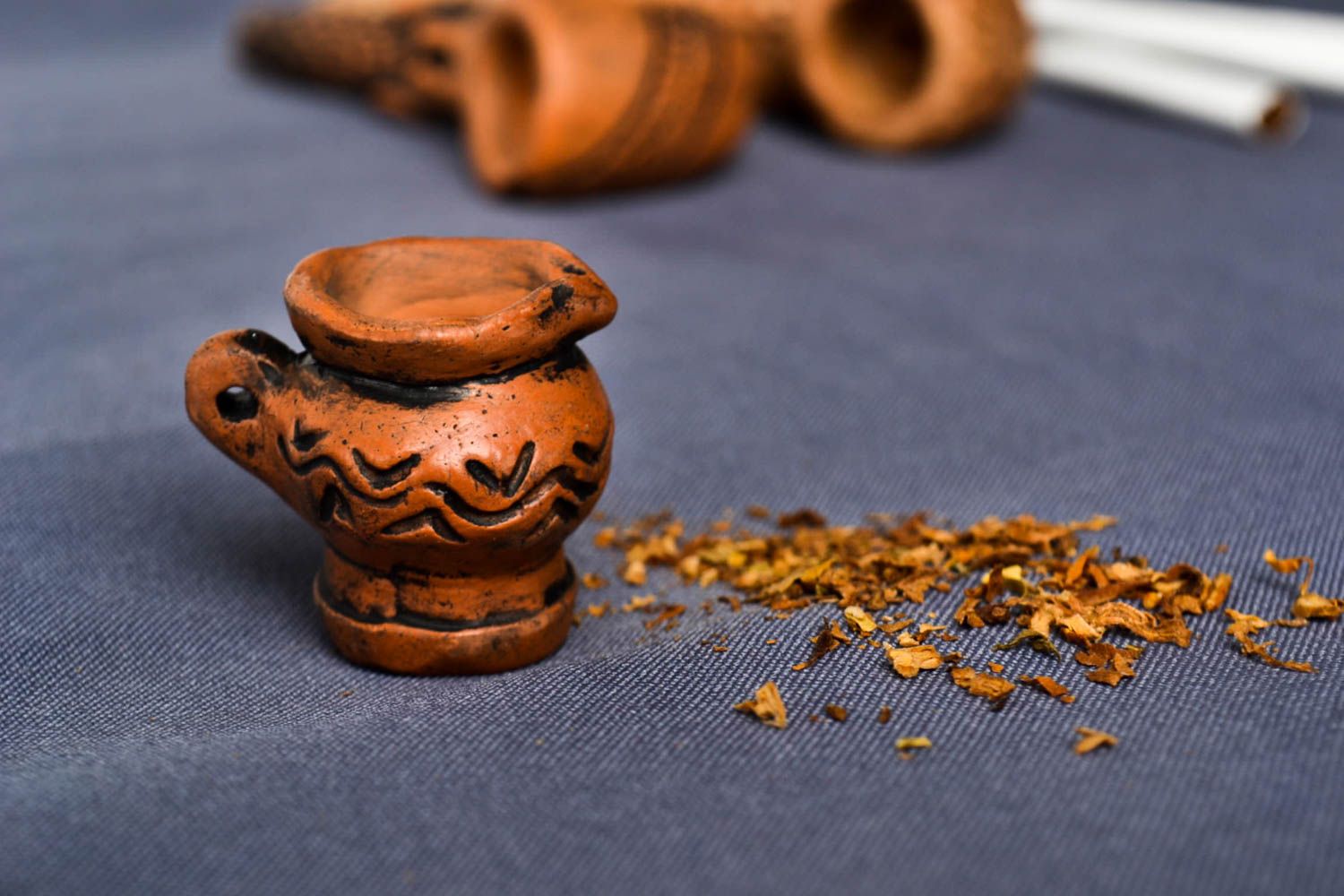 Shisha Tabakkopf handgemachte Keramik Geschenk aus Ton Wasserpfeifen Zubehör  foto 1