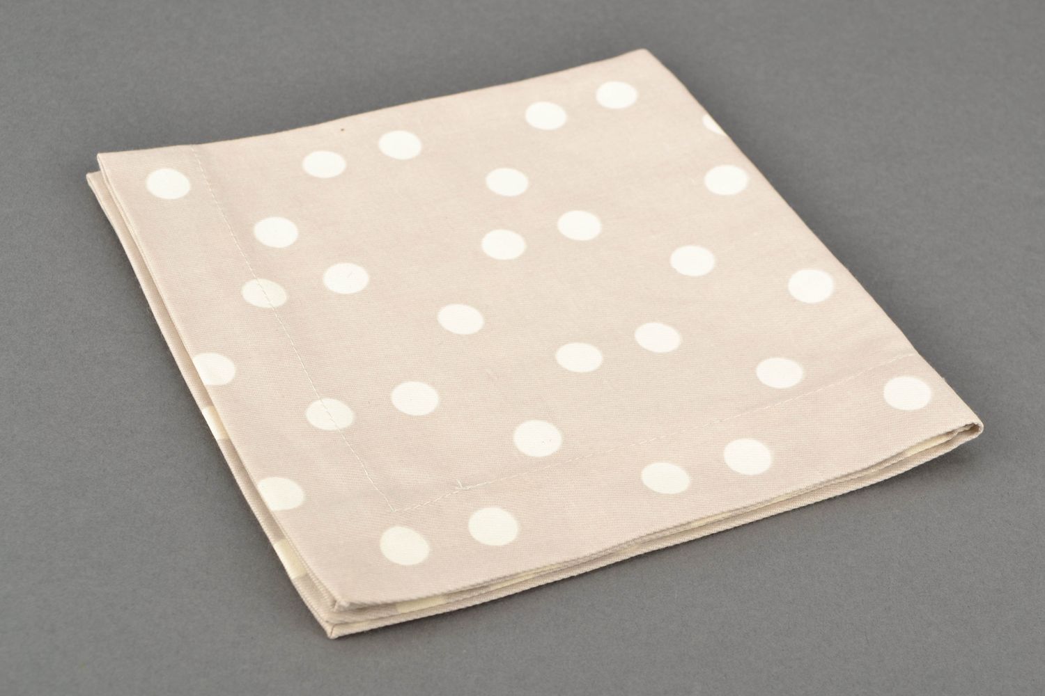 Polka dot fabric kitchen napkin photo 3