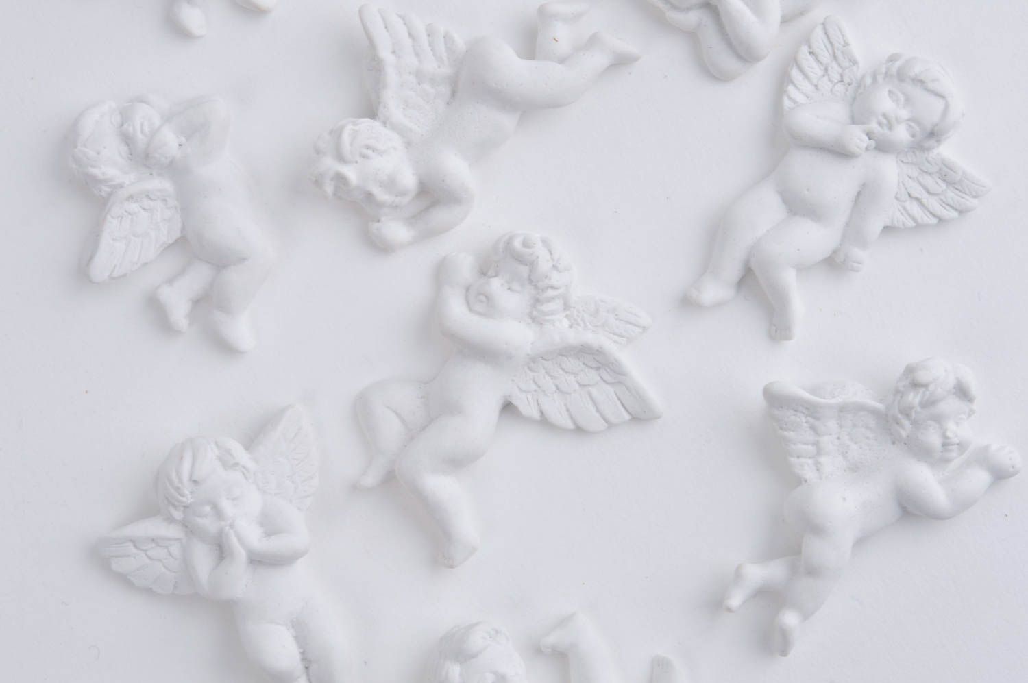 Unpainted paster figurines handmade craft supplies 11 plaster craft blanks photo 4
