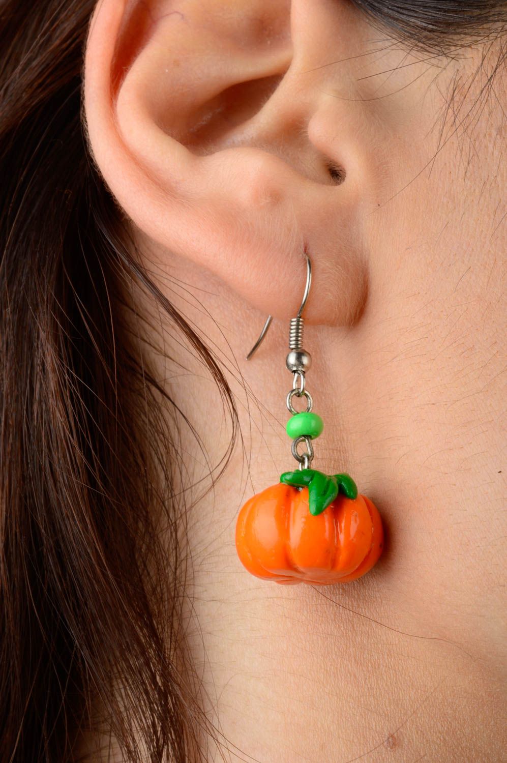 Handmade Damen Ohrringe Accessoire für Frauen lange Ohrringe Damen Schmuck bunt foto 3