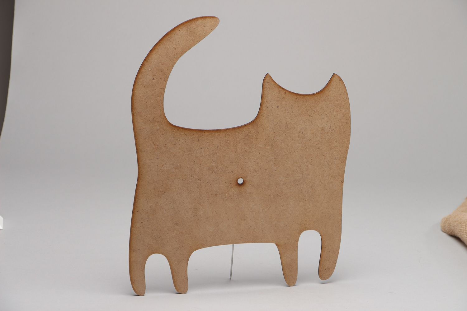 Semilavorato fatto a mano a forma di gatto carino materiale da dipingere foto 1