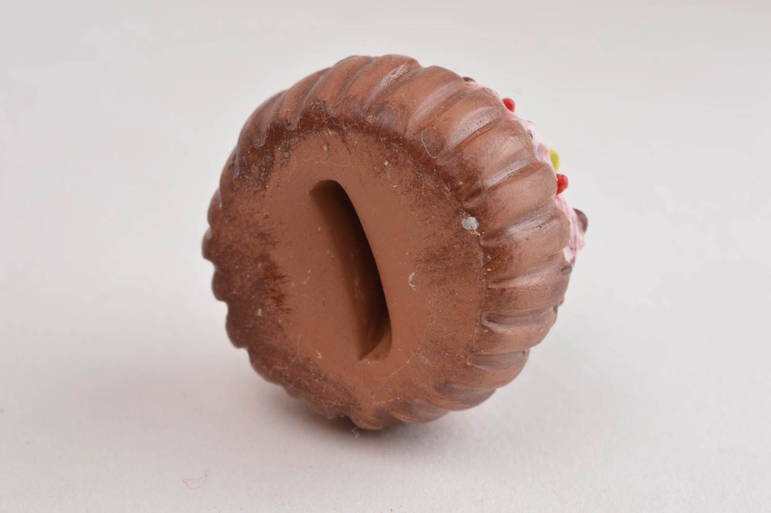 Cupcake artificiel fait main Décoration couverts Déco cuisine originale photo 4
