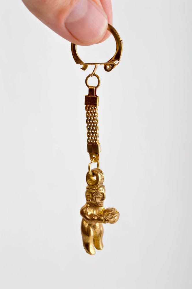 Unusual handmade metal keychain best keychain design fashion accessories photo 5