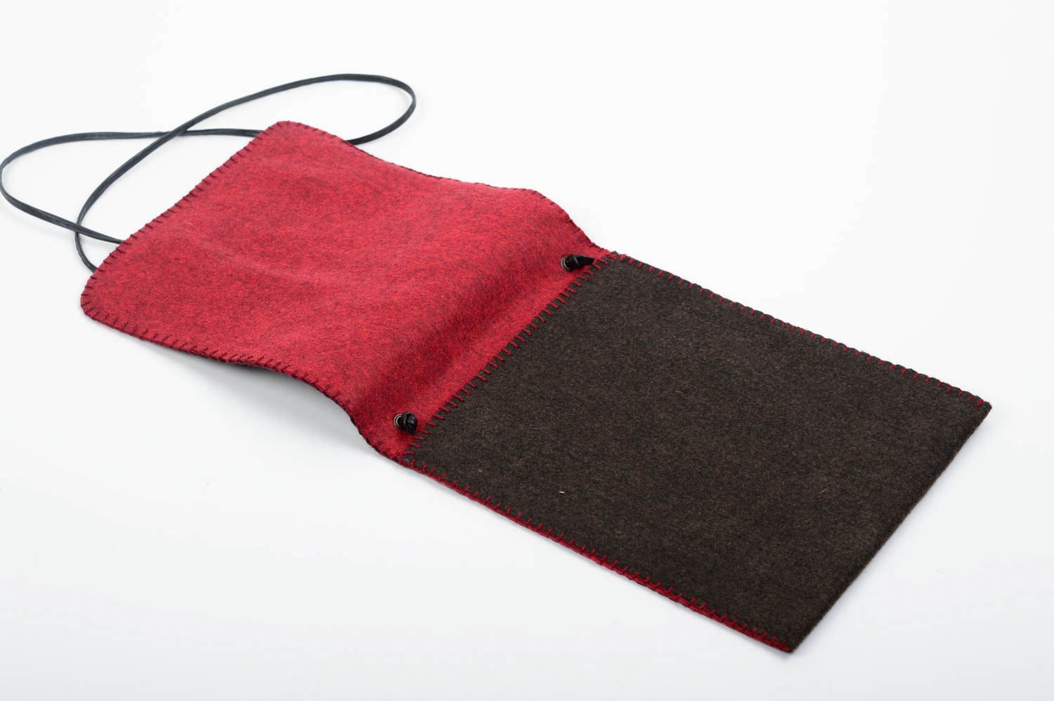 Handmade woolen purse small shoulder bag felted purse present for women photo 3