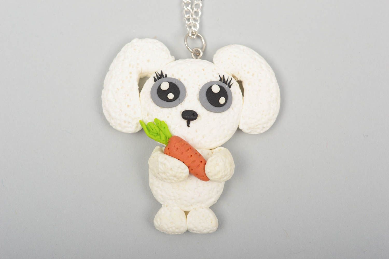 Pendant necklace handmade jewelry polymer clay kids jewelry gifts for kids photo 1