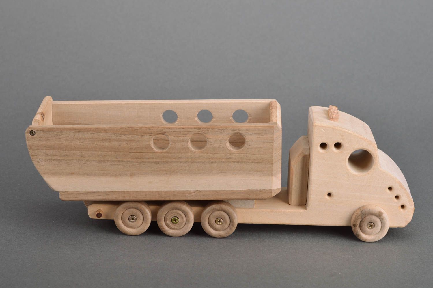 Handcrafted wooden toy car for children over 6 years old eco friendly photo 2