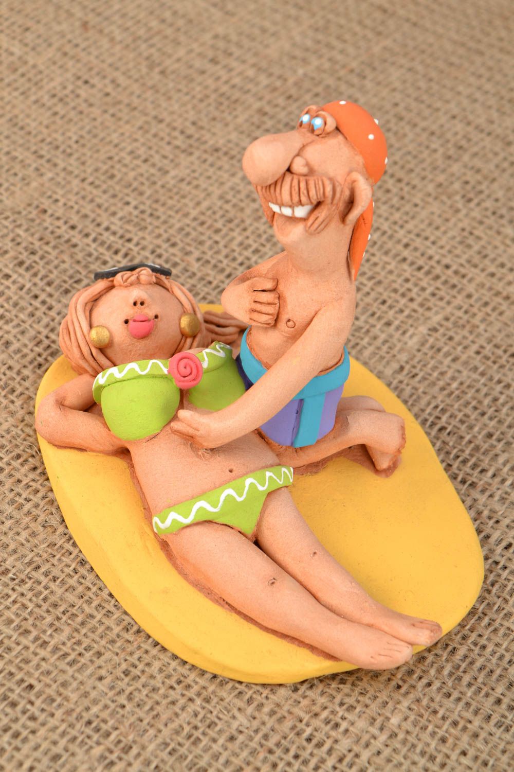 Figurine en céramique originale Massage agréable photo 1