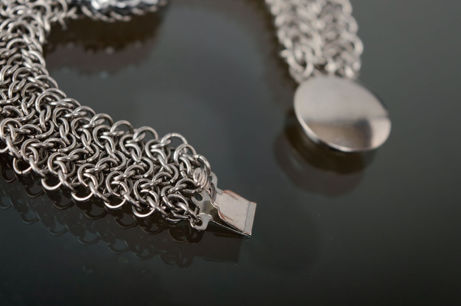 Montre bracelet chaîne en acier inox pour femme photo 5