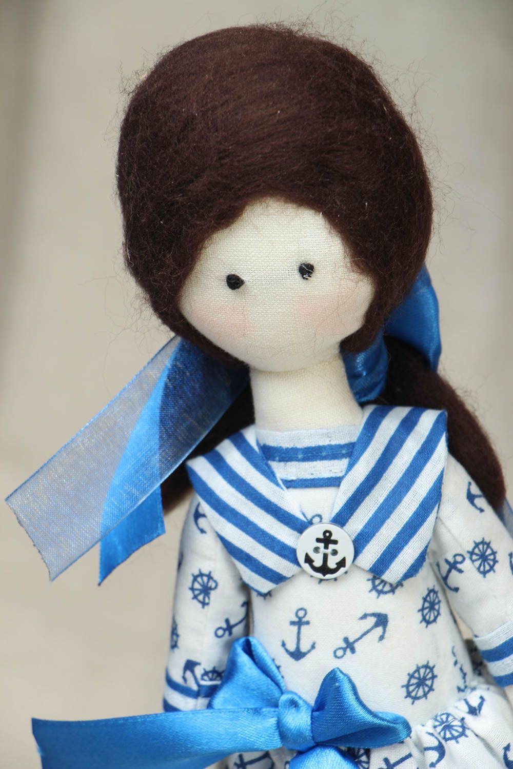 Handmade collectible doll photo 2