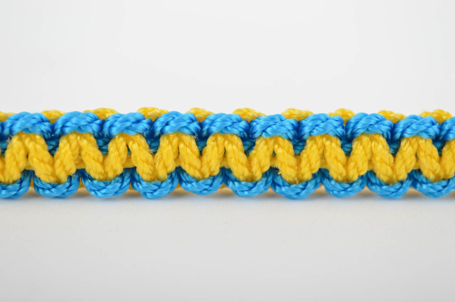 Colorful handmade textile bracelet woven wrist bracelet accessories for girls photo 4