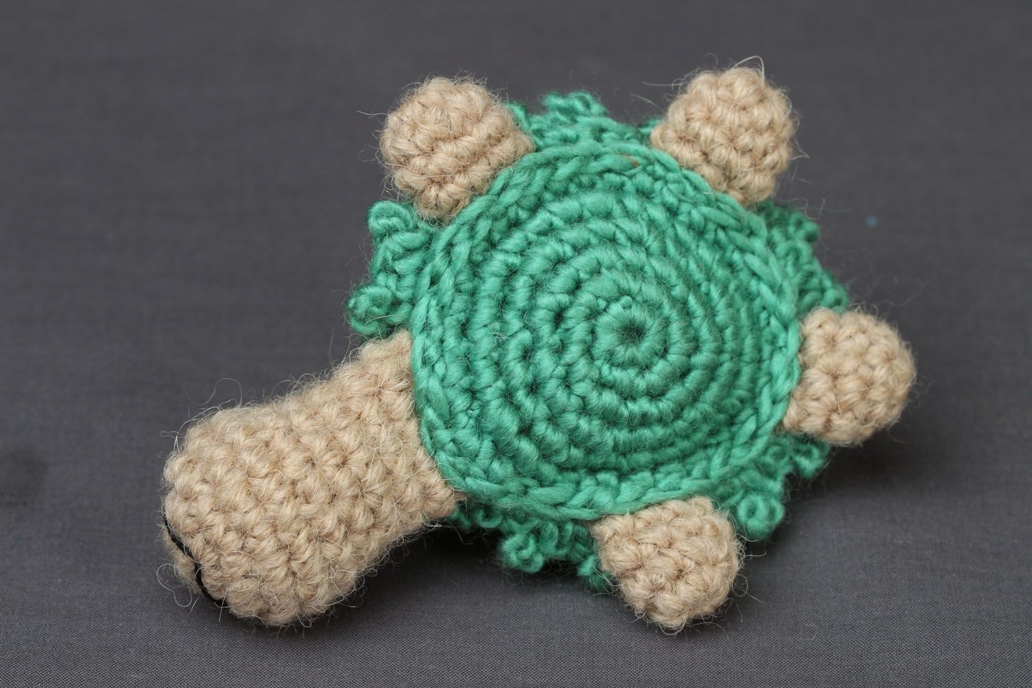 Crochet toy in the shape of turtle photo 3