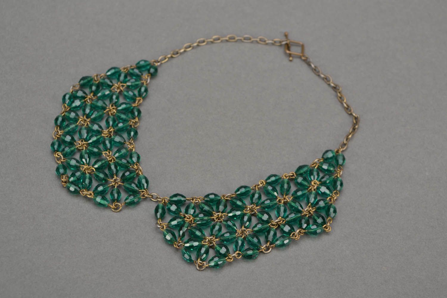 Collar with beads  photo 4