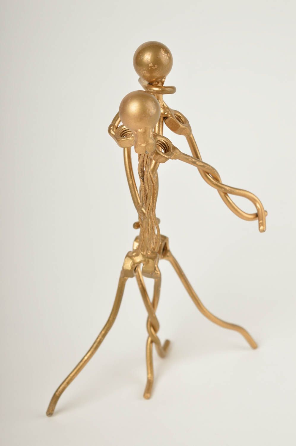 Figura coleccionable de metal artesanal objeto de decoración adorno para casa  foto 3