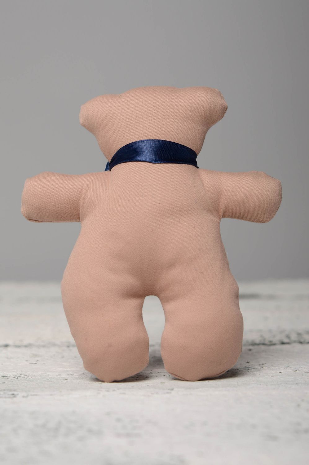 Handmade soft fabric toy Bear photo 5