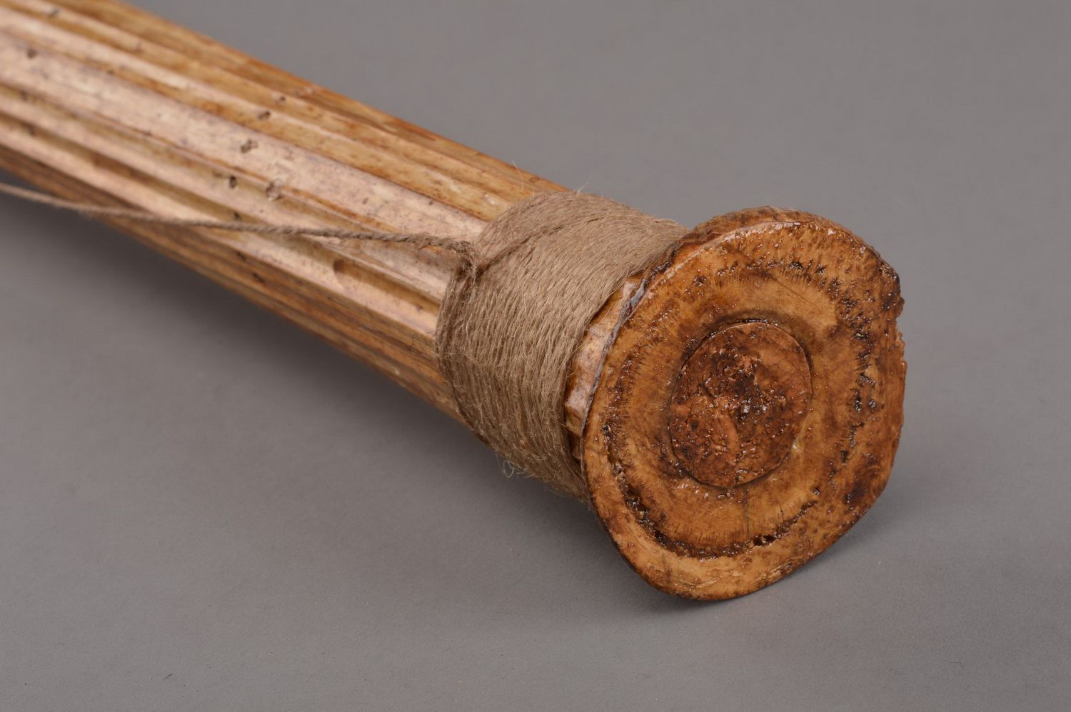 Этнический музыкальный инструмент дерево дождя ручной работы перкуссия сувенир фото 4