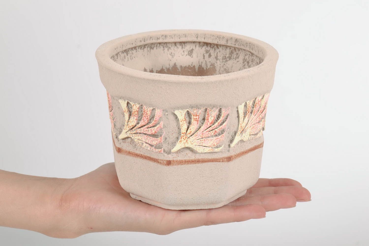 Maceta cerámica para plantas foto 5