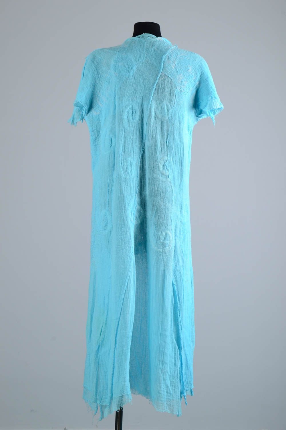 Abrigo de fieltro hecho a mano ropa femenina regalo original para mujeres foto 5