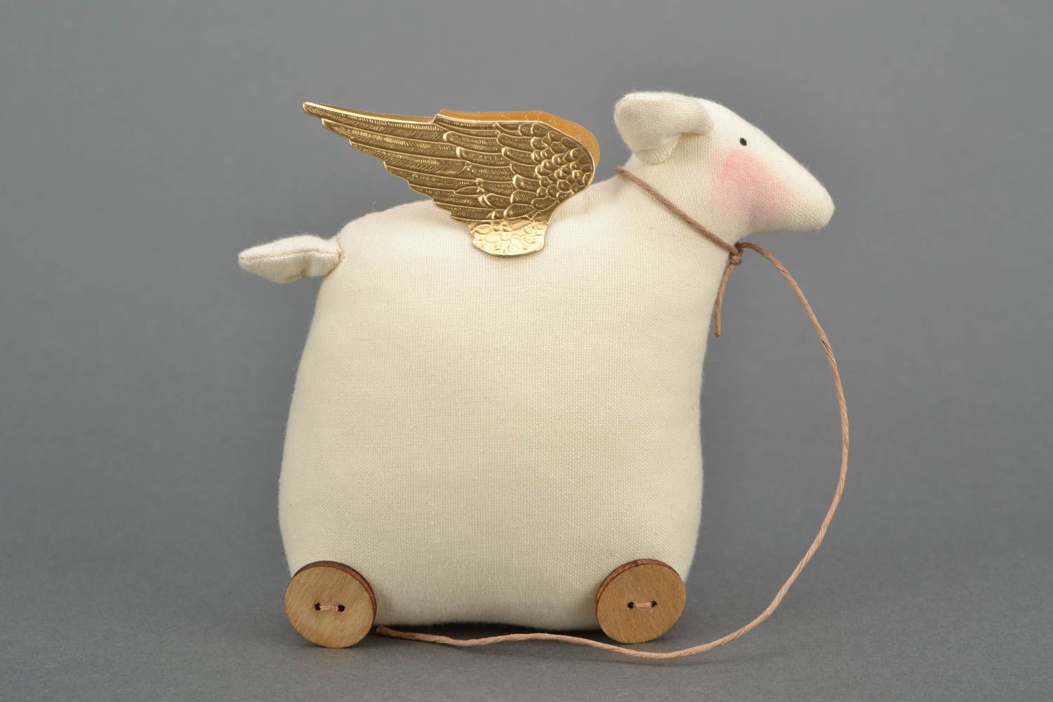 Handmade soft toy Sheep with Wings photo 3