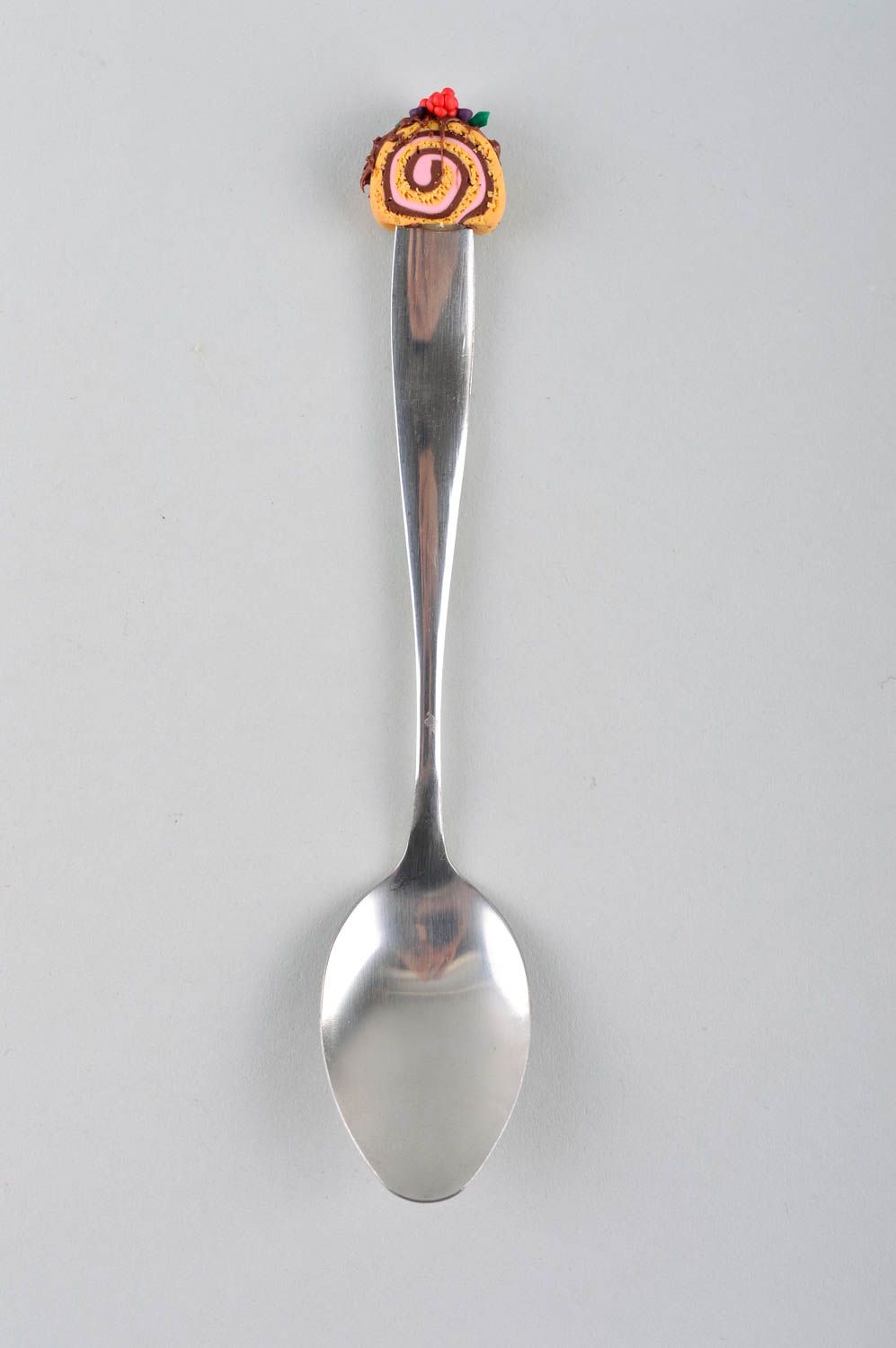 Handmade unusual coffee spoon designer teaspoon metal kitchen utensil photo 1