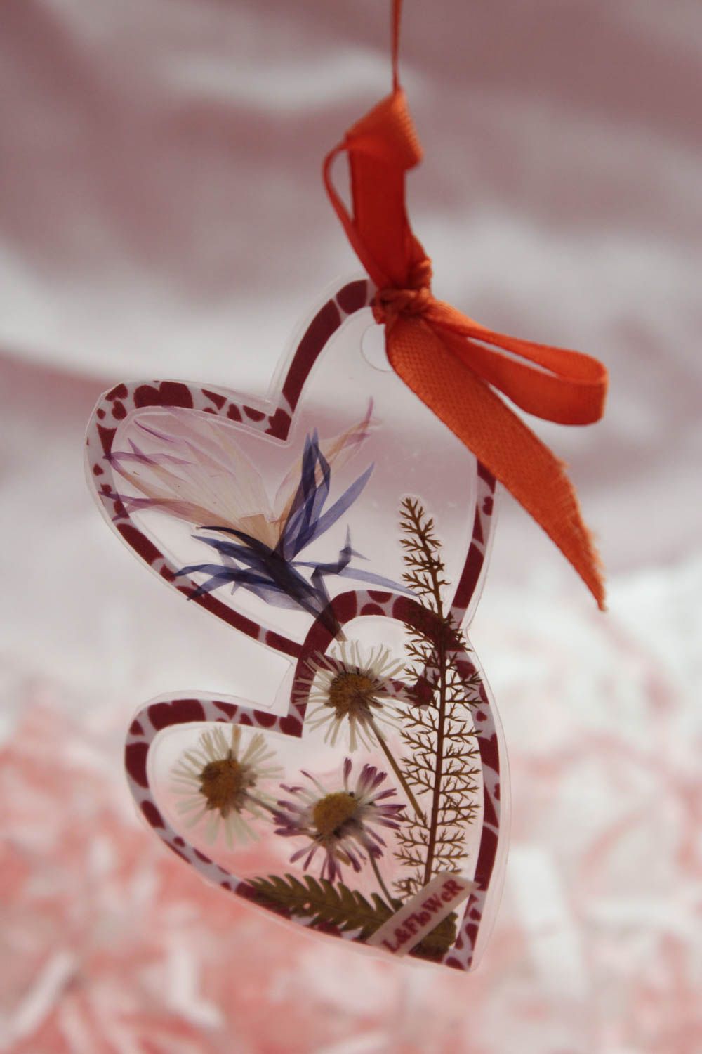 Стильный декор для дома сердце с цветами ромашки красивое декоративное сердце фото 1