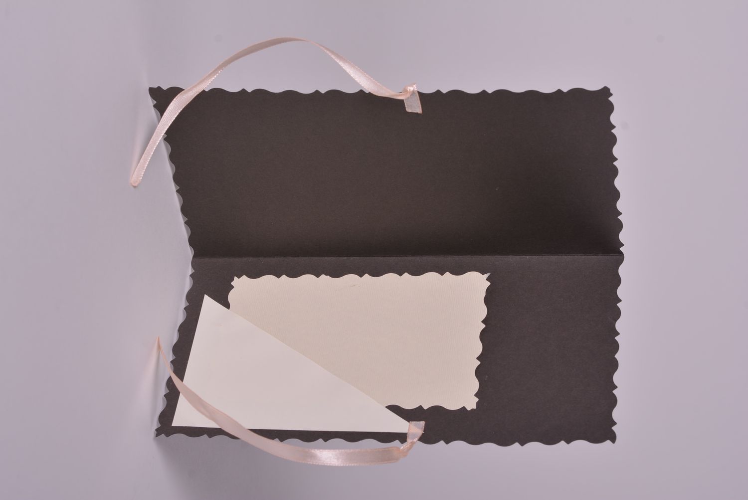 Carte de voeux fait main en carton décorée design Cadeau original pour femme photo 5