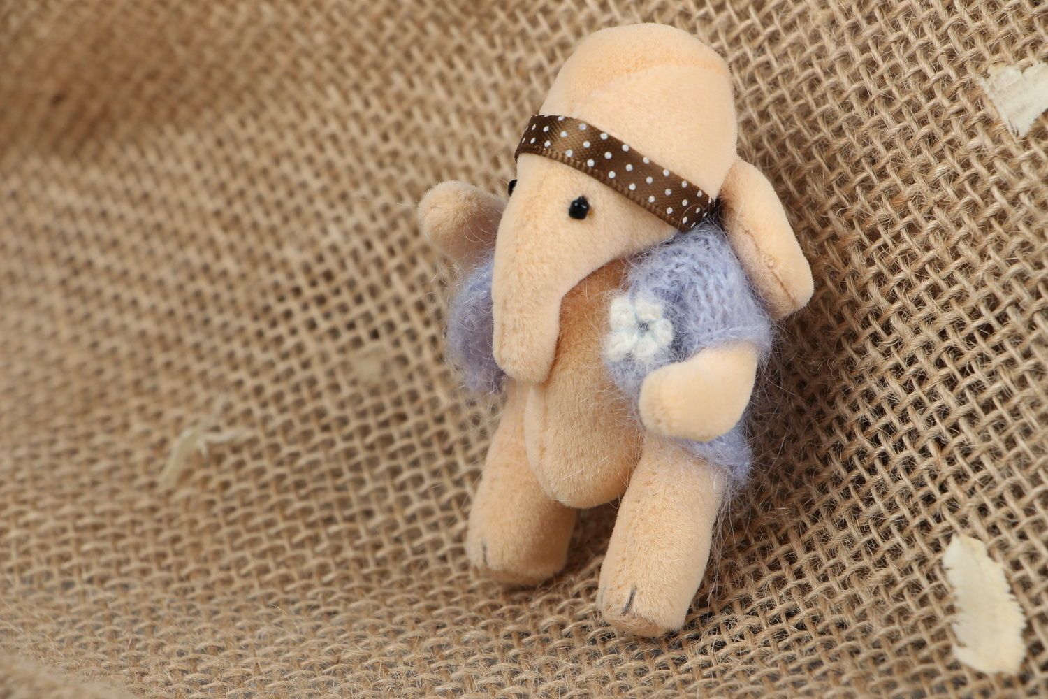 Handmade Spielzeug Elefant Adel foto 5