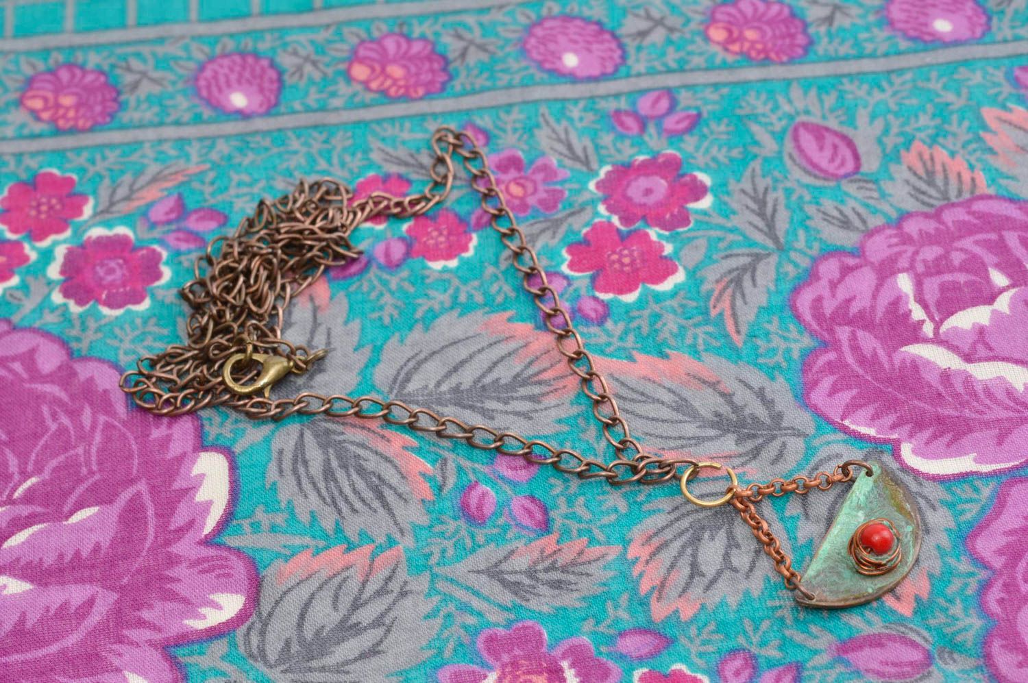 Handmade accessory designer pendant unusual gift beautiful accessories photo 2