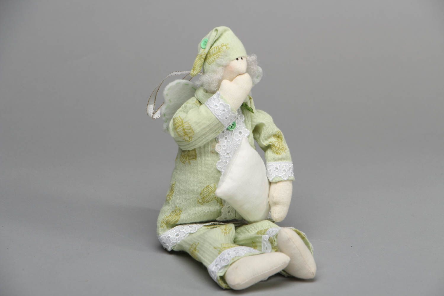 Soft toy angel with pillow photo 1