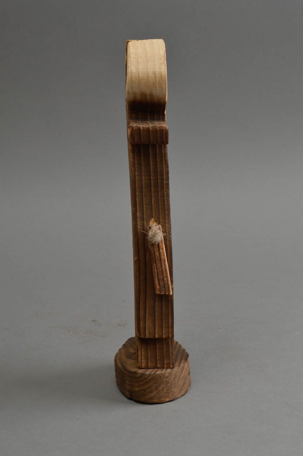 Beautiful homemade wooden statuette unusual wooden figurine gift ideas photo 3