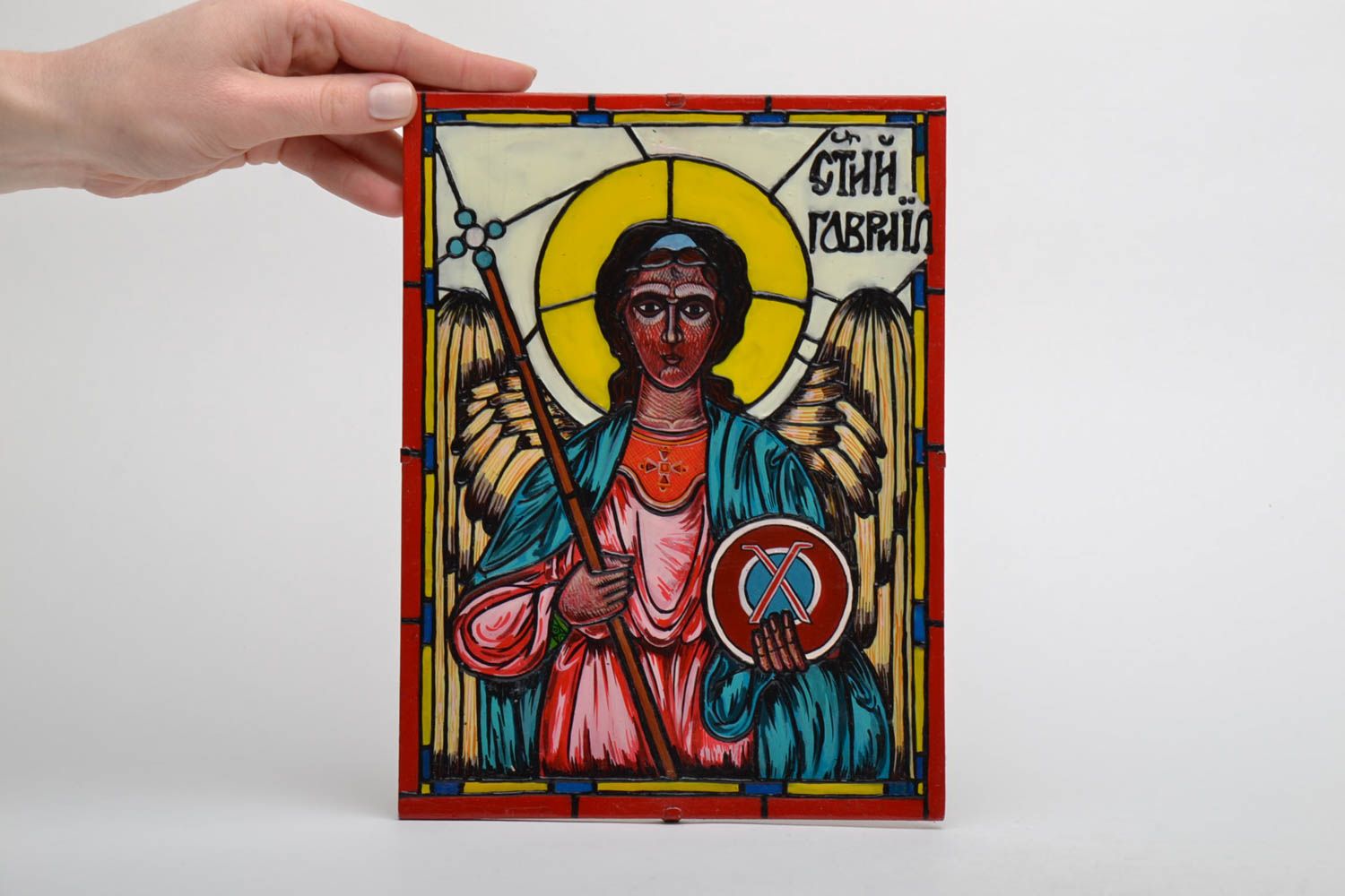 Икона святой архангел Гавриил  фото 2