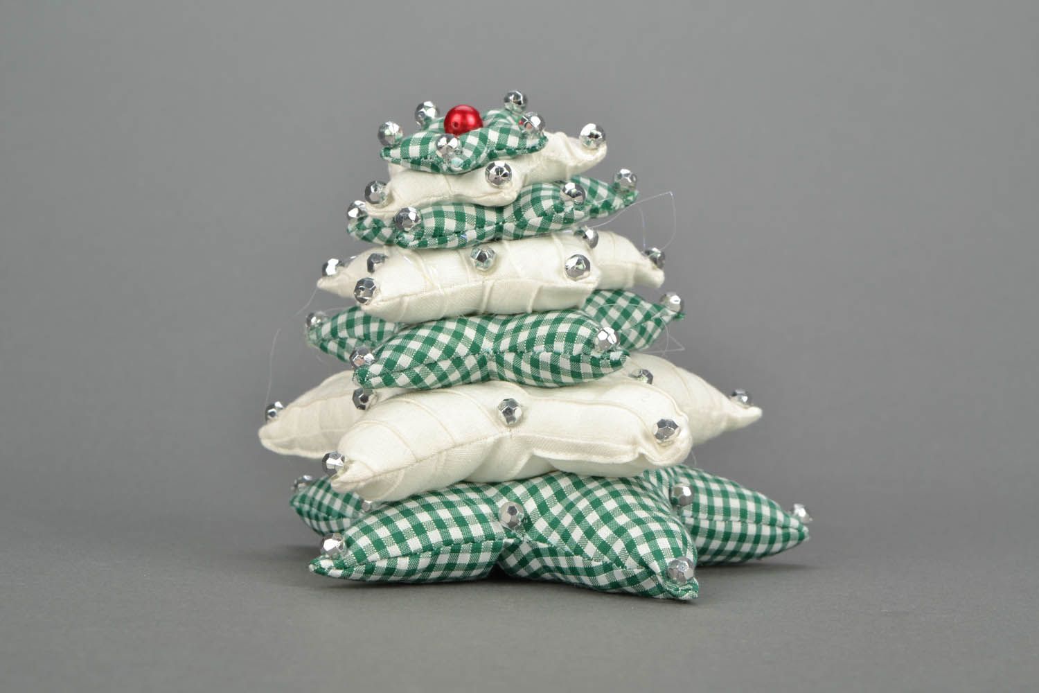 Handmade Weihnachtsbaum aus Stoff foto 5