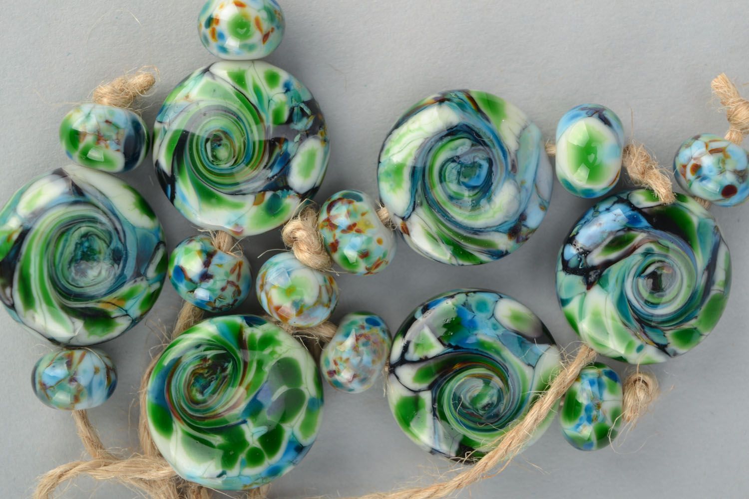 Fourniture verre chalumeau ensemble de perles fantaisie en verre photo 2