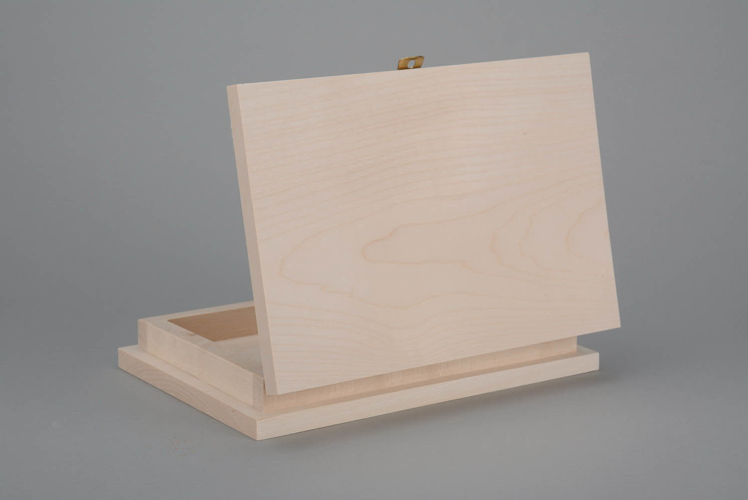 Boîte à décorer réalisée de bois pour création  photo 5