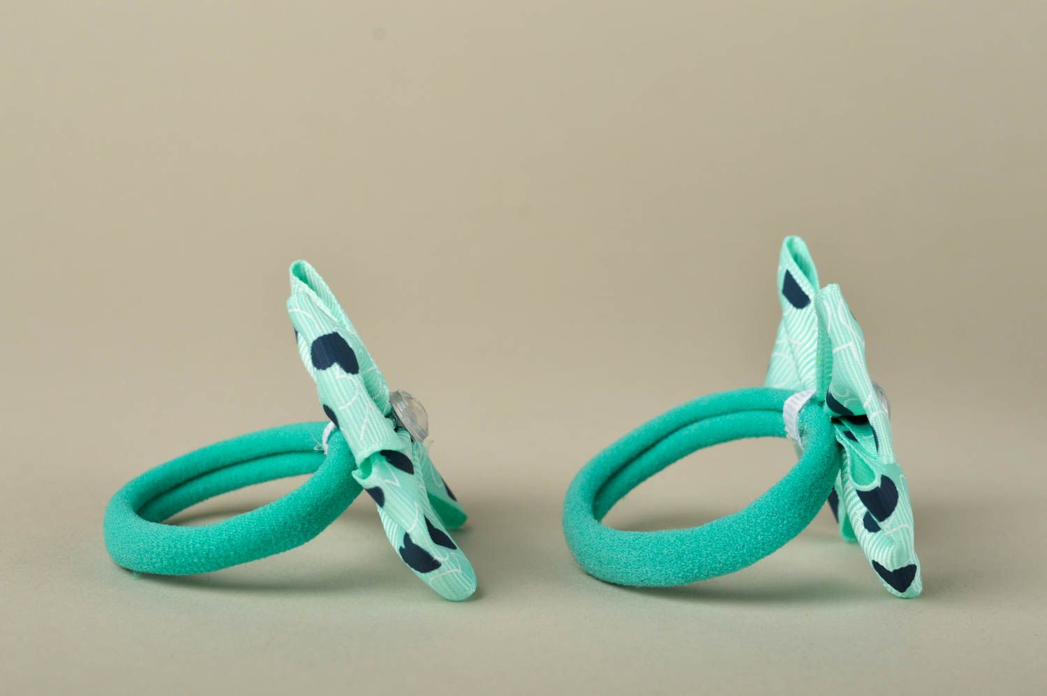 Handmade hair accessories cute bows for hair ribbon hair ties gifts for girls photo 3