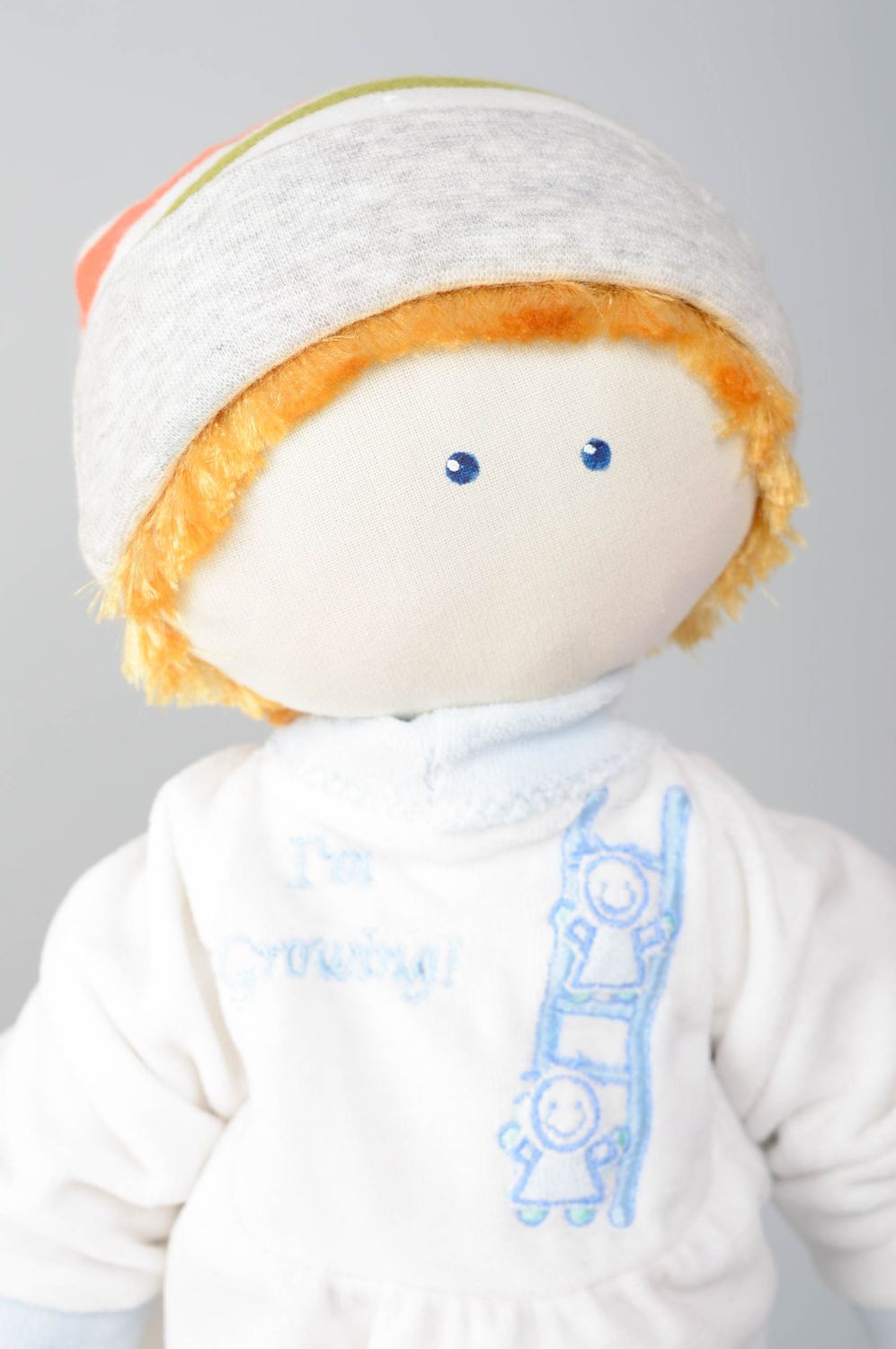 Игрушка-кукла из ткани ручная работа малыш  фото 2