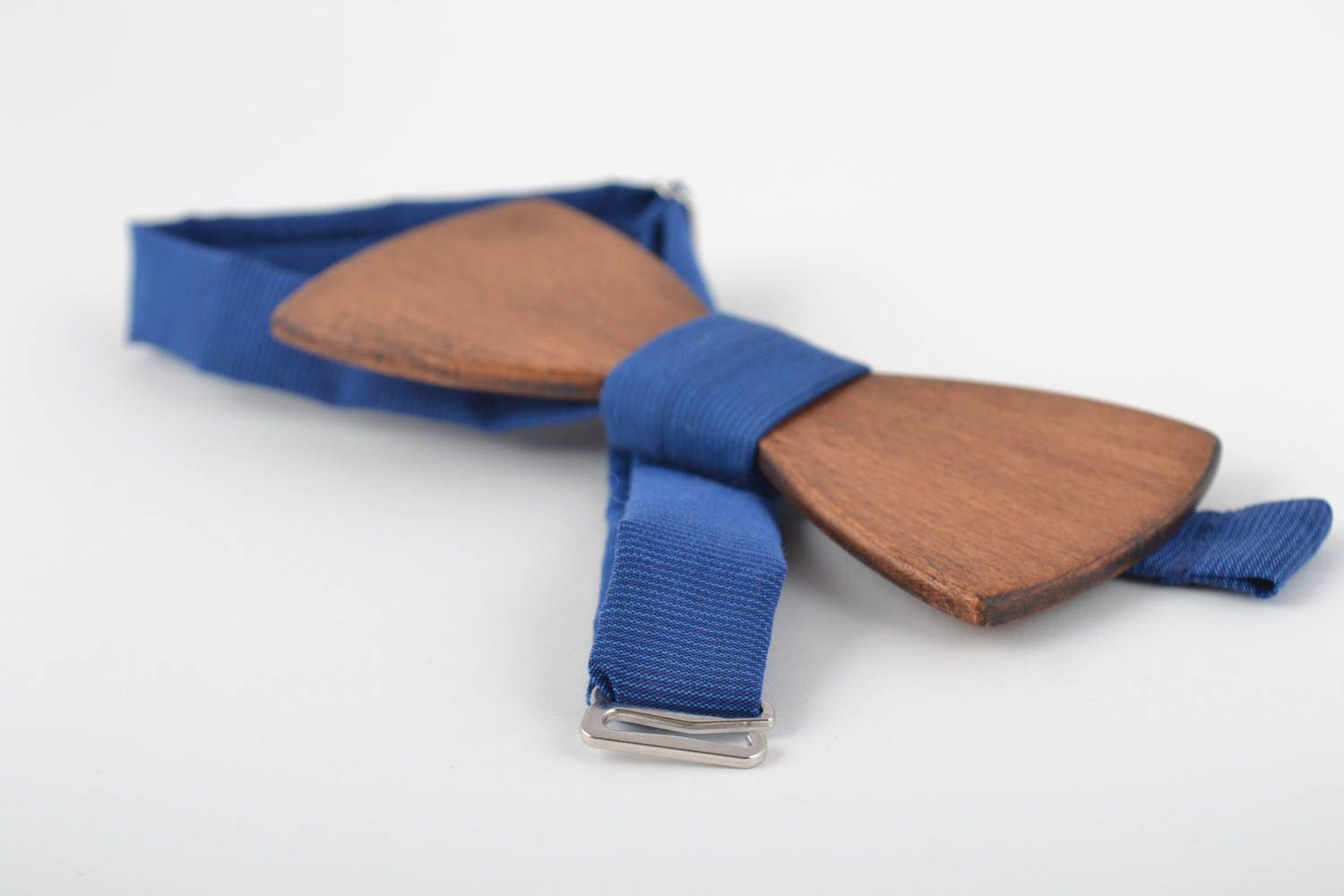 Corbata de moño artesanal de madera regalo original accesorio para hombre foto 5