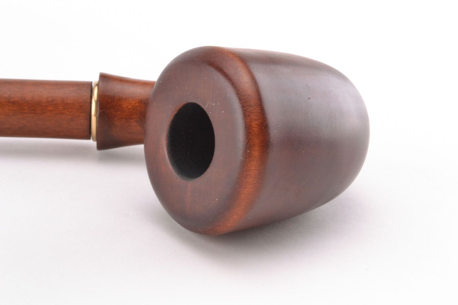 Beautiful wooden smoking pipe for decorative use only photo 4