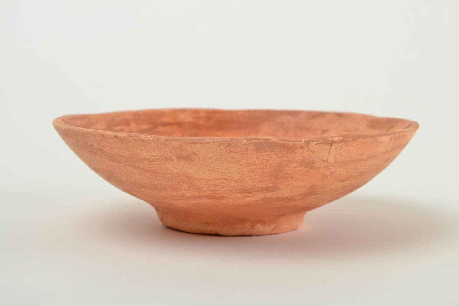 Керамическая тарелка ручной работы глиняная посуда расписная тарелка Слоник фото 5