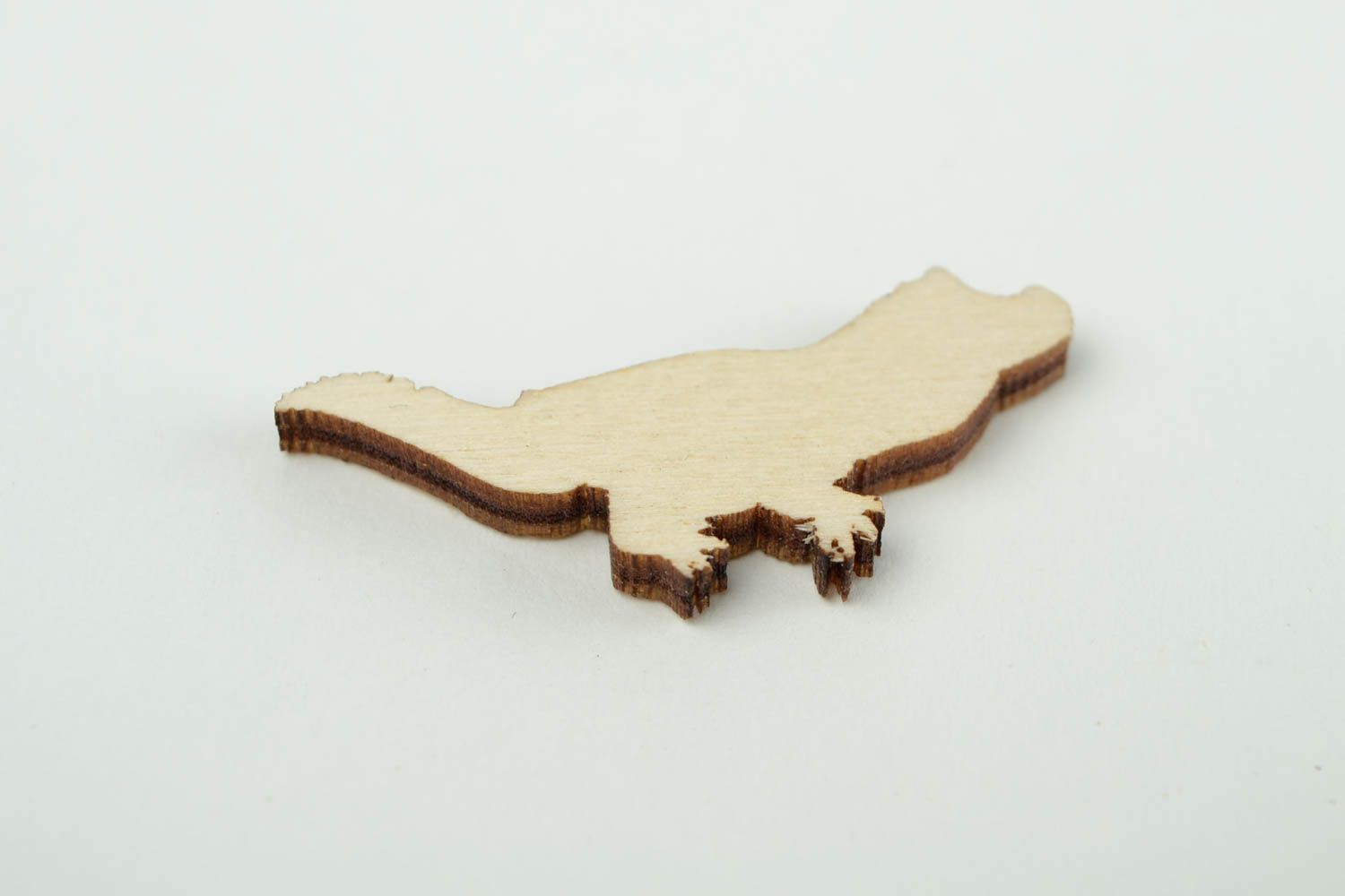 Handgemachte Holzrohling zum Bemalen Miniatur Figur Krokodil Holz Figur foto 4