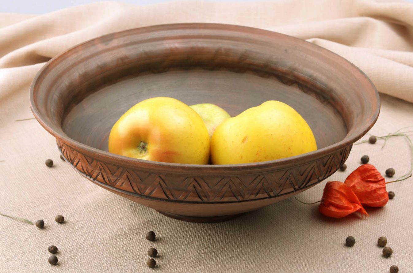 Ceramic fruit bowl Chervona Rute  photo 1